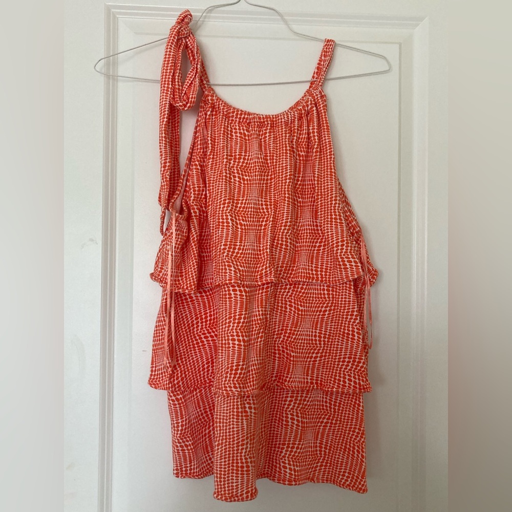 Micheal Kors Ruffled Top